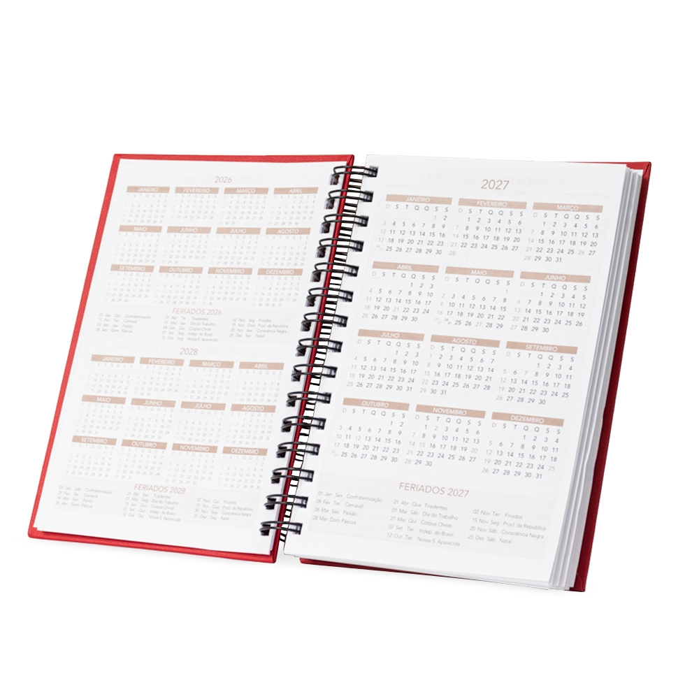 AGENDA 2027 CROMATO personalizada — Cadernetas, Agendas e Blocos de Notas — vista posterior