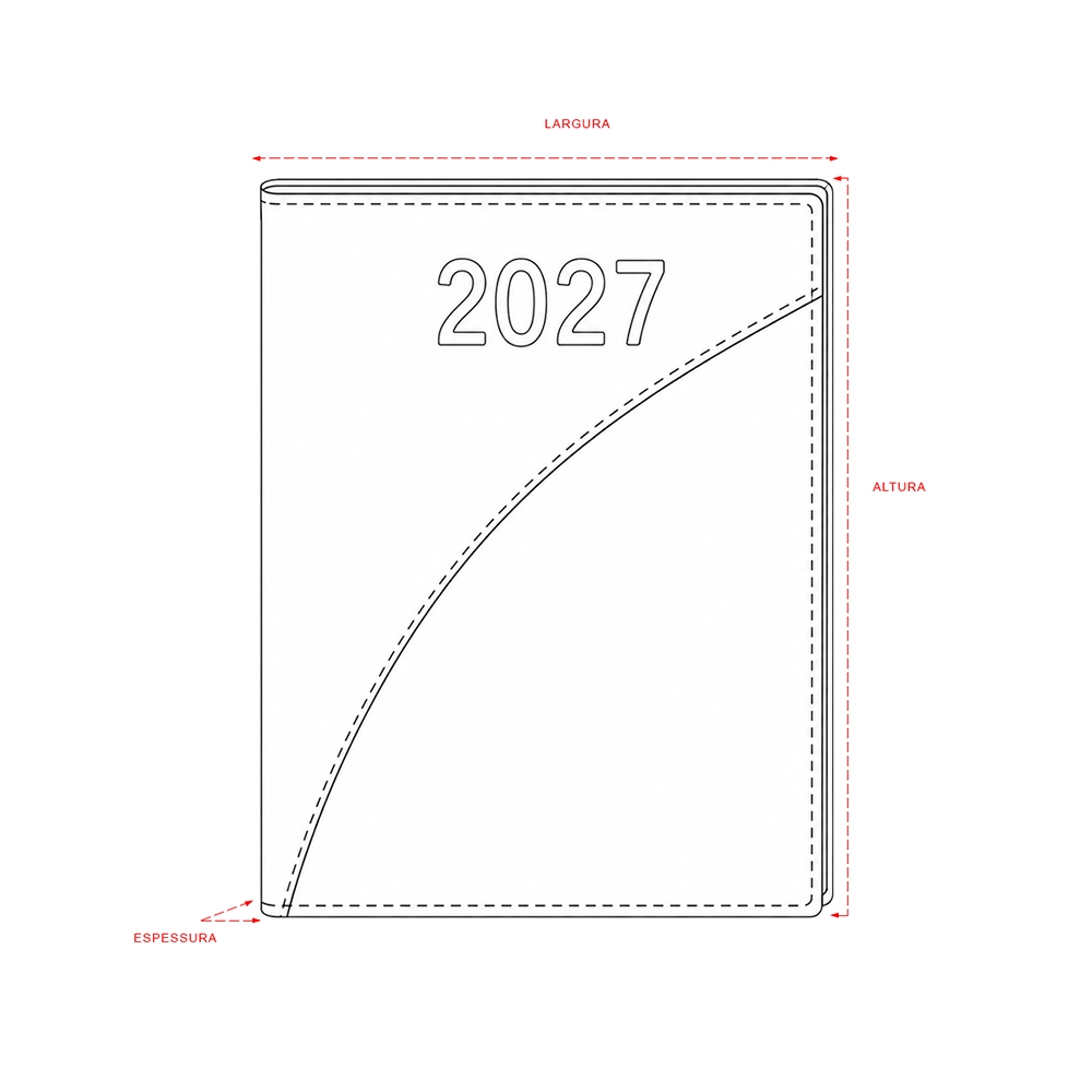 AGENDA DIÁRIA 2027 personalizada — Cadernetas, Agendas e Blocos de Notas — imagem 10