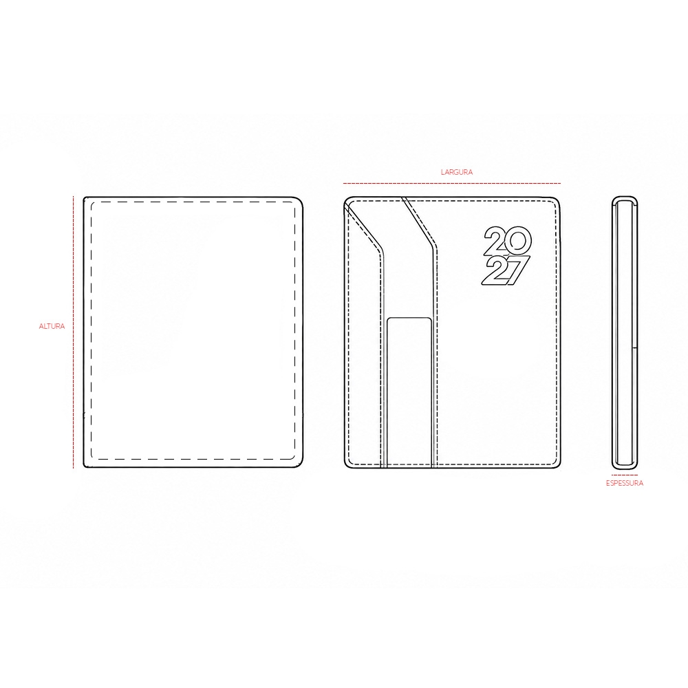 AGENDA DIÁRIA 2027 personalizada — Cadernetas, Agendas e Blocos de Notas — imagem 9