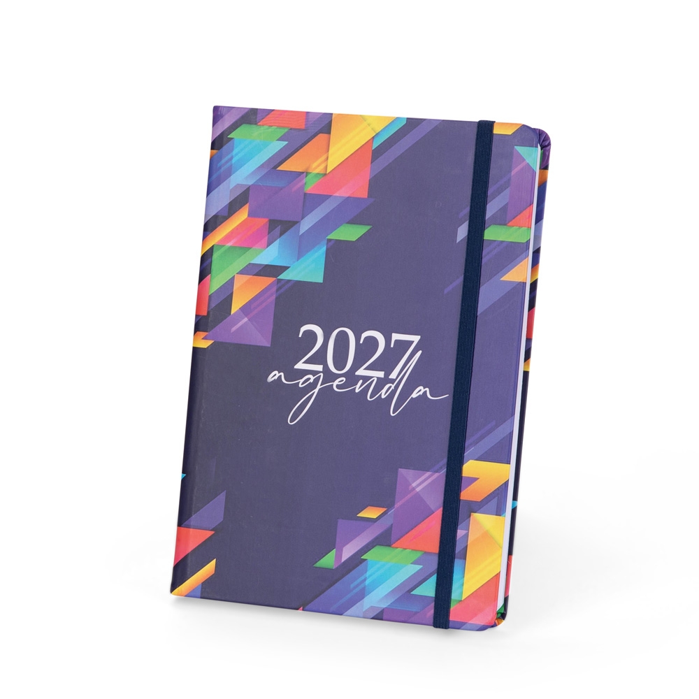 AGENDA DIÁRIA 2027 personalizada — Cadernetas, Agendas e Blocos de Notas — vista lateral