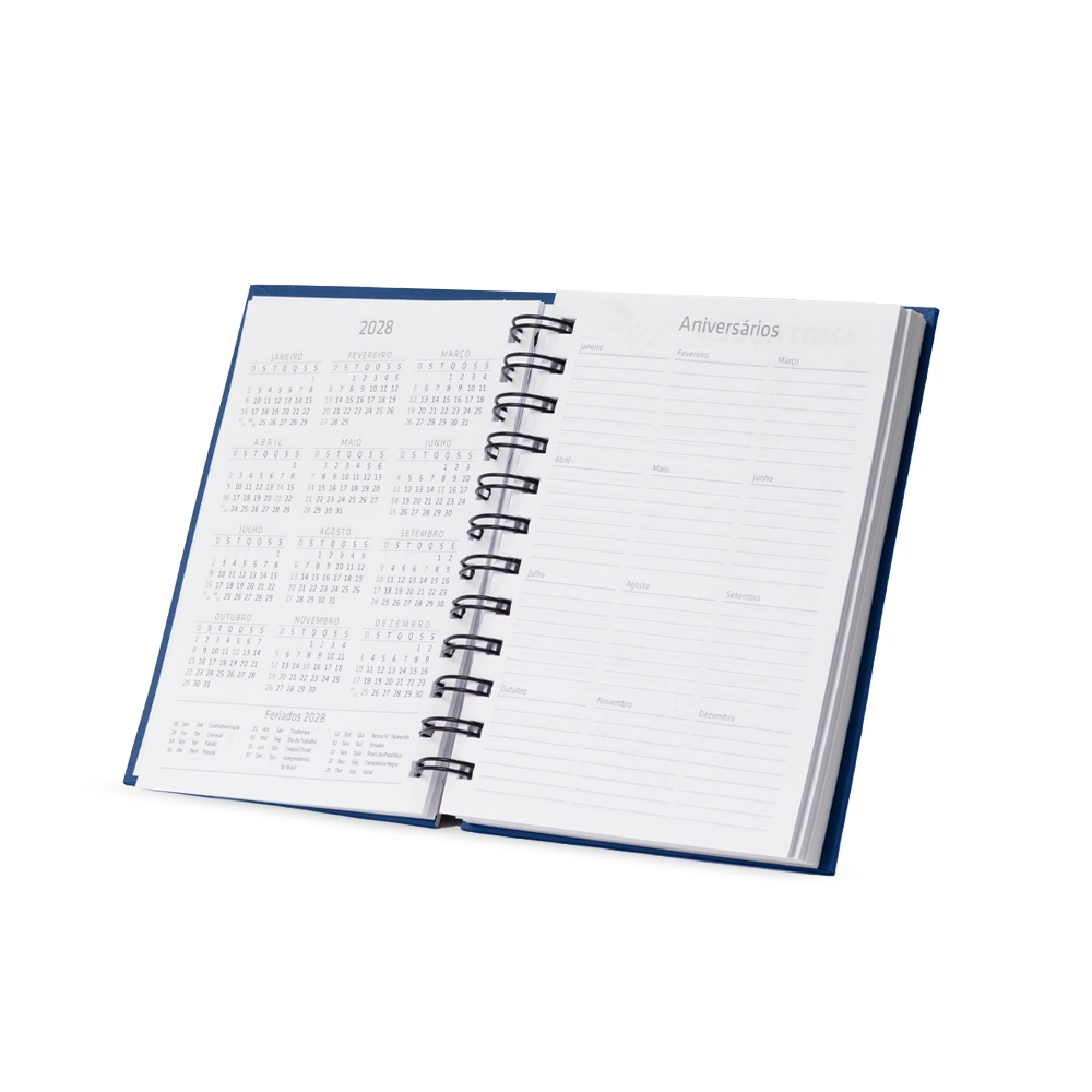 AGENDA DIÁRIA CROMATO personalizada — Cadernetas, Agendas e Blocos de Notas — vista posterior