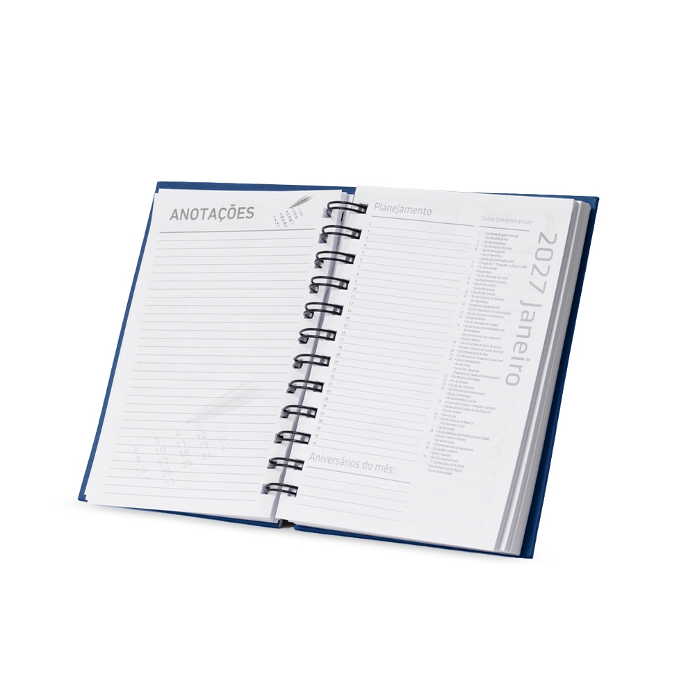AGENDA DIÁRIA CROMATO personalizada — Cadernetas, Agendas e Blocos de Notas — aplicação em uso