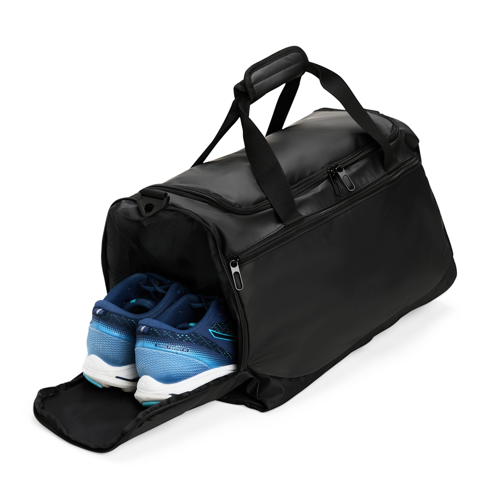 BOLSA COURO SINTÉTICO 36L personalizada — Bolsa — interior e compartimentos