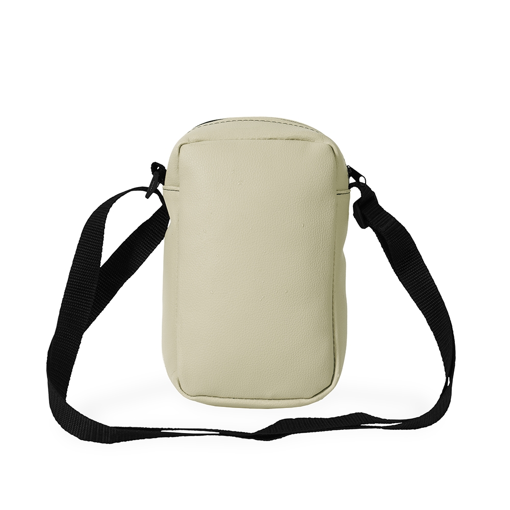 BOLSA DE OMBRO COURO SINTÉTICO personalizada — Bolsa — detalhe de costura e acabamento