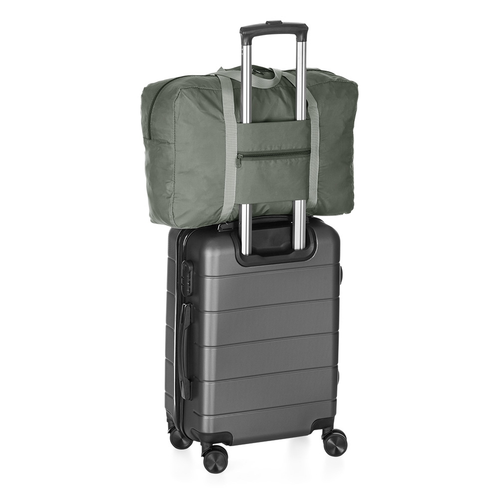 BOLSA DE VIAGEM DOBRÁVEL 32L personalizada — Bolsa — interior e compartimentos