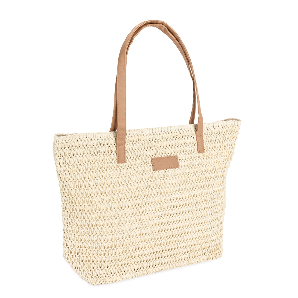 BOLSA FIBRA ECOLÓGICA personalizada — Bolsa — detalhe de personalização