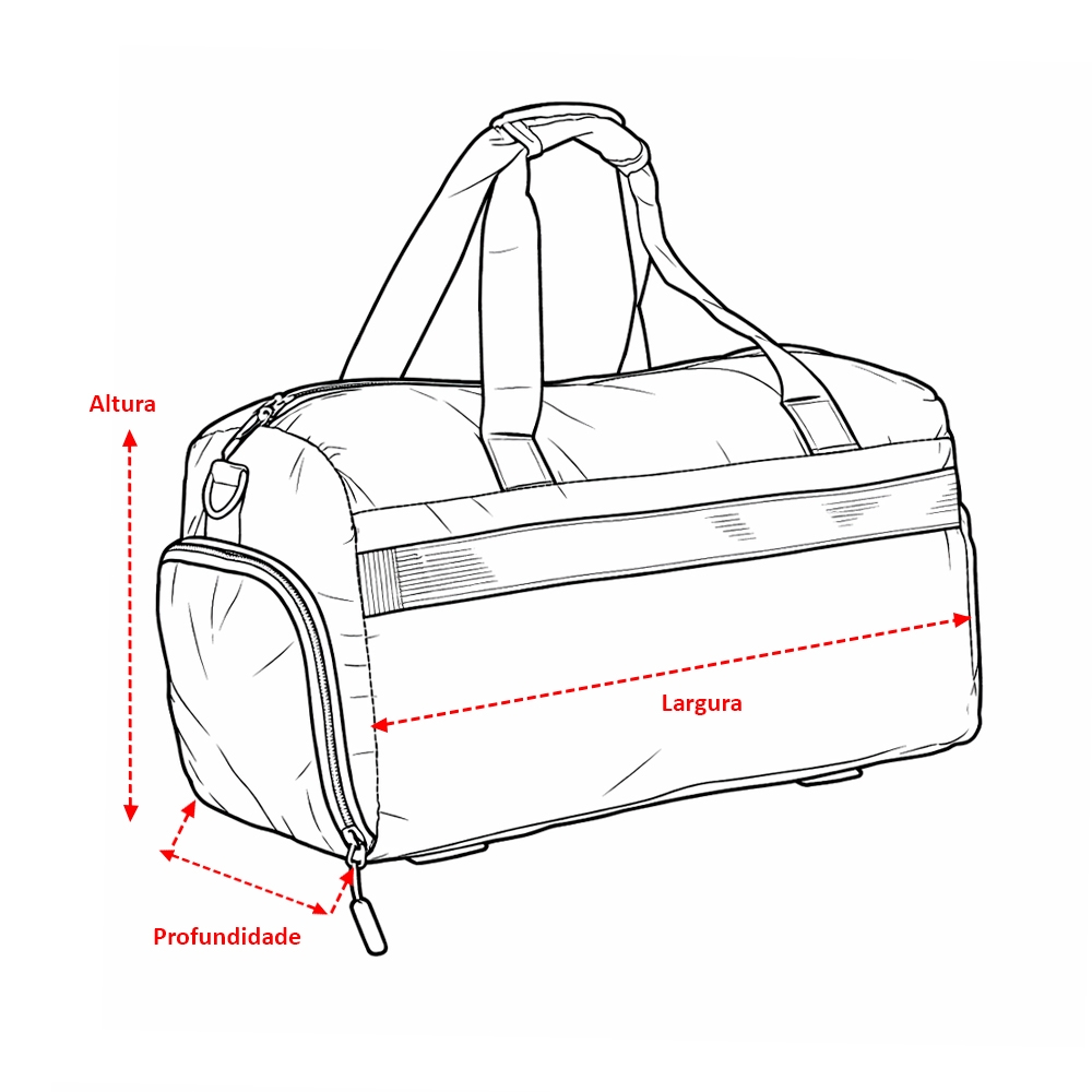 BOLSA OXFORD 27L personalizada — Bolsa — detalhe do zíper
