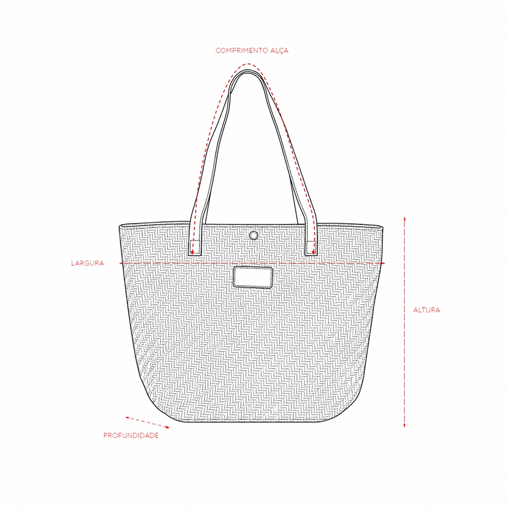 BOLSA PALHA TRANÇADA personalizada — Bolsa — detalhe do zíper