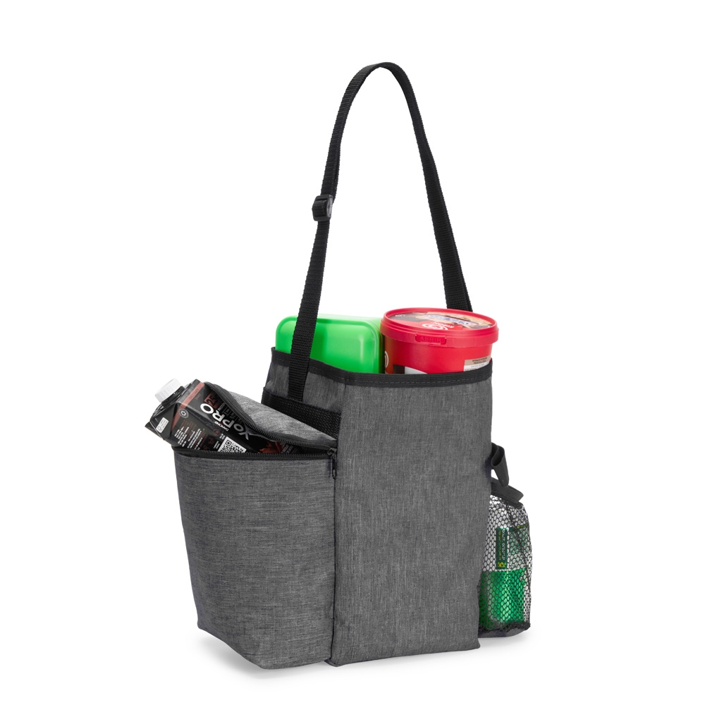 BOLSA POLIÉSTER PVC MESCLA personalizada — Bolsa — aplicação em uso