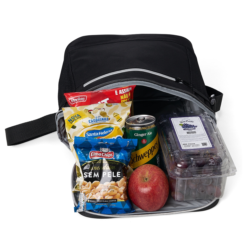 BOLSA TÉRMICA 10L personalizada — Bolsas Térmicas Personalizadas — interior e compartimentos