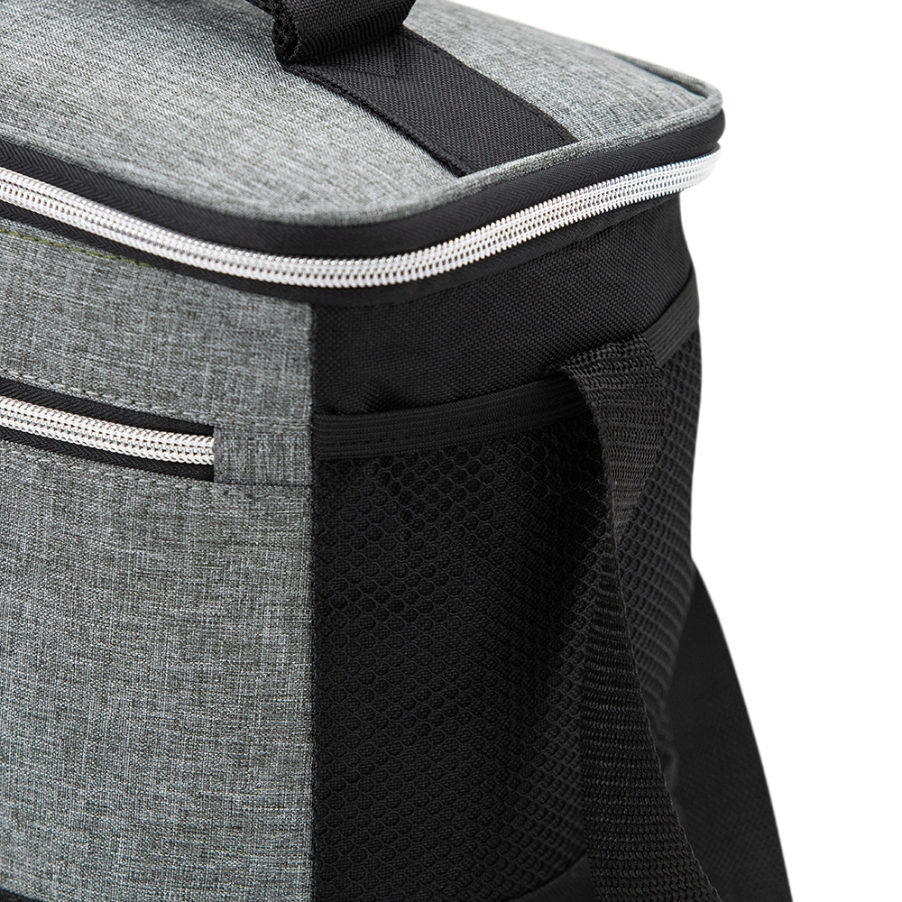 BOLSA TÉRMICA 10L personalizada — Bolsas Térmicas Personalizadas — detalhe de costura e acabamento