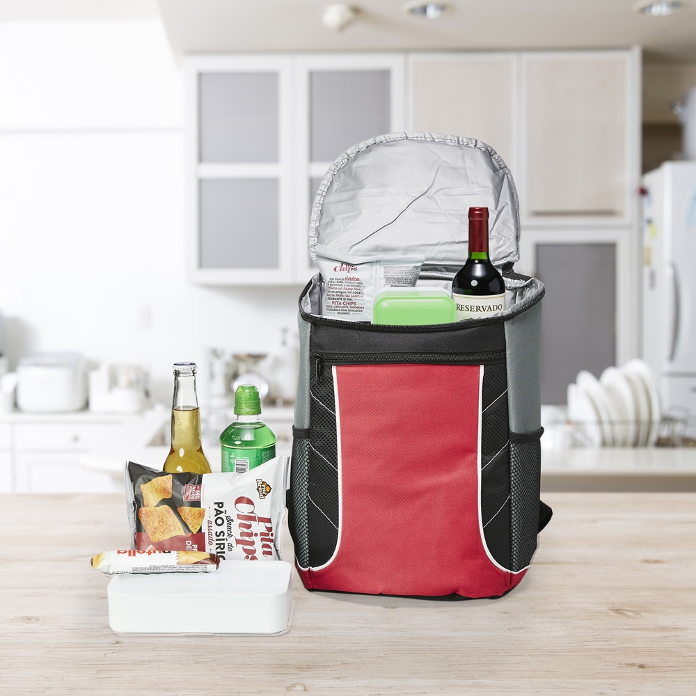 BOLSA TÉRMICA 19L personalizada — Bolsas Térmicas Personalizadas — interior e compartimentos