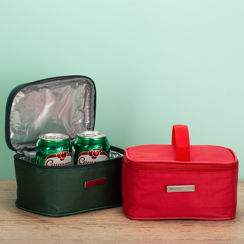 BOLSA TÉRMICA 3L personalizada — Bolsas Térmicas Personalizadas — detalhe de costura e acabamento