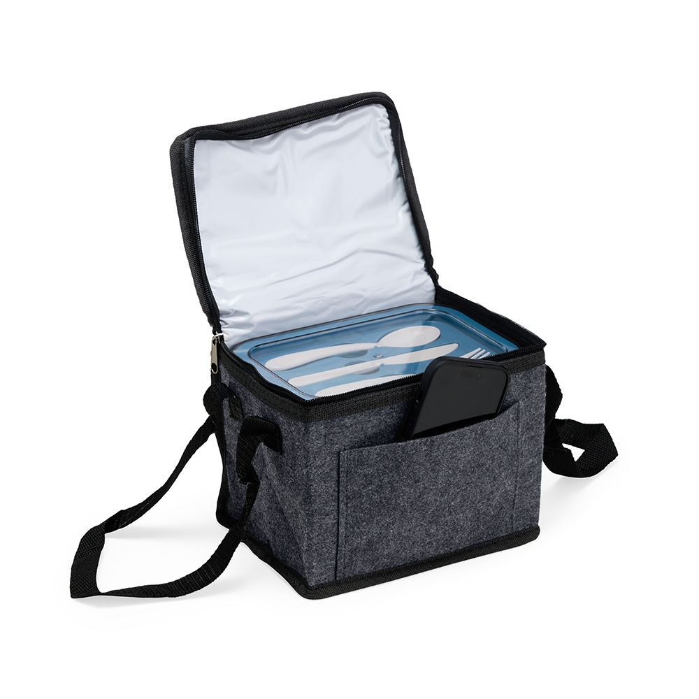 BOLSA TÉRMICA 6L personalizada — Bolsas Térmicas Personalizadas — interior e compartimentos