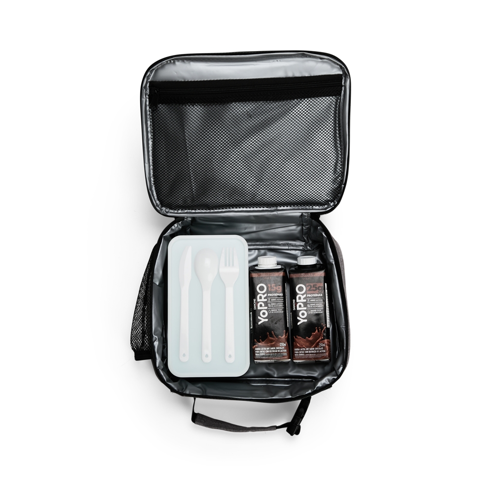 BOLSA TÉRMICA 6L personalizada — Bolsas Térmicas Personalizadas — detalhe de costura e acabamento