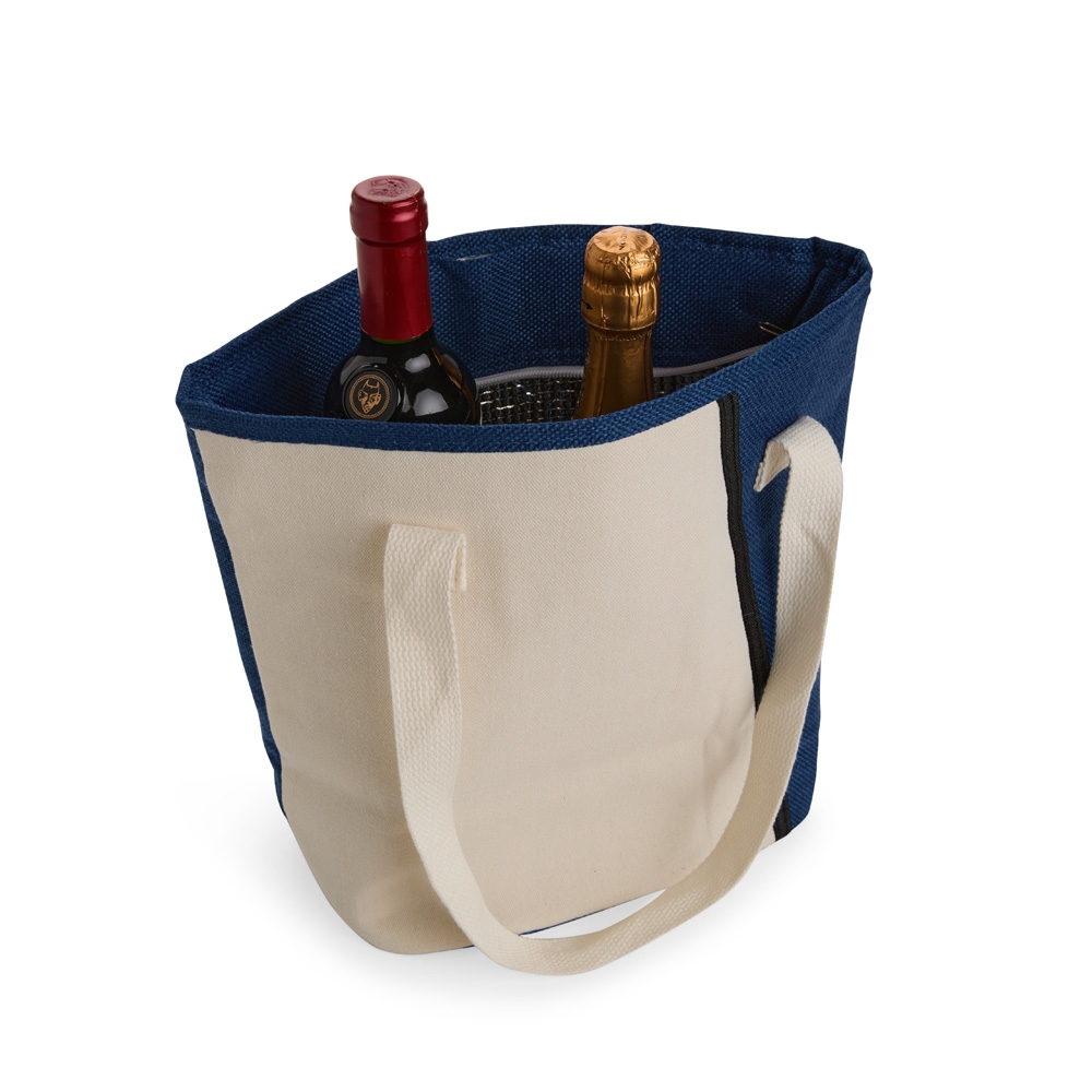 BOLSA TÉRMICA 9 LITROS personalizada — Bolsas Térmicas Personalizadas — detalhe de costura e acabamento