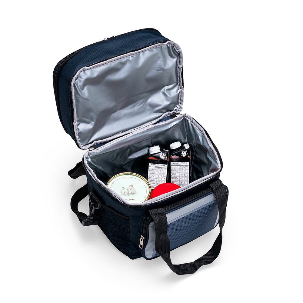 BOLSA TÉRMICA DUPLA 12L personalizada — Bolsas Térmicas Personalizadas — detalhe de personalização