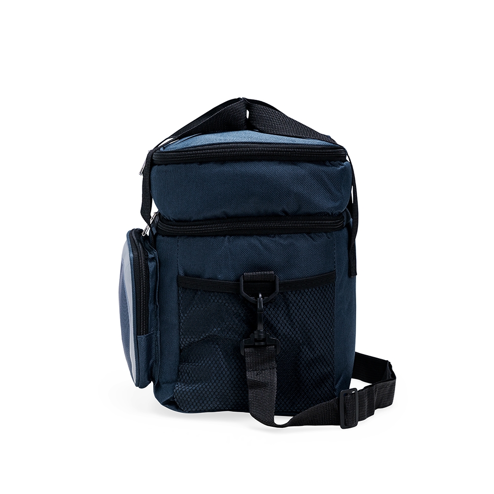 BOLSA TÉRMICA DUPLA 12L personalizada — Bolsas Térmicas Personalizadas — interior e compartimentos
