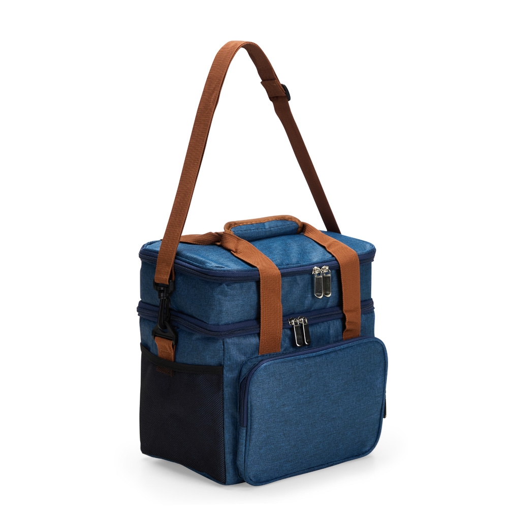 BOLSA TÉRMICA DUPLA 15L personalizada — Bolsas Térmicas Personalizadas — vista lateral