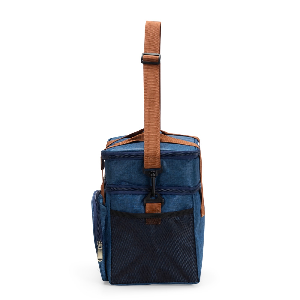 BOLSA TÉRMICA DUPLA 15L personalizada — Bolsas Térmicas Personalizadas — interior e compartimentos