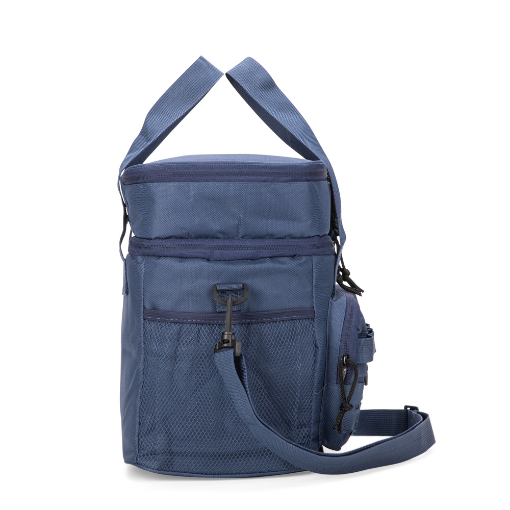 BOLSA TÉRMICA DUPLA 16L personalizada — Bolsas Térmicas Personalizadas — vista lateral