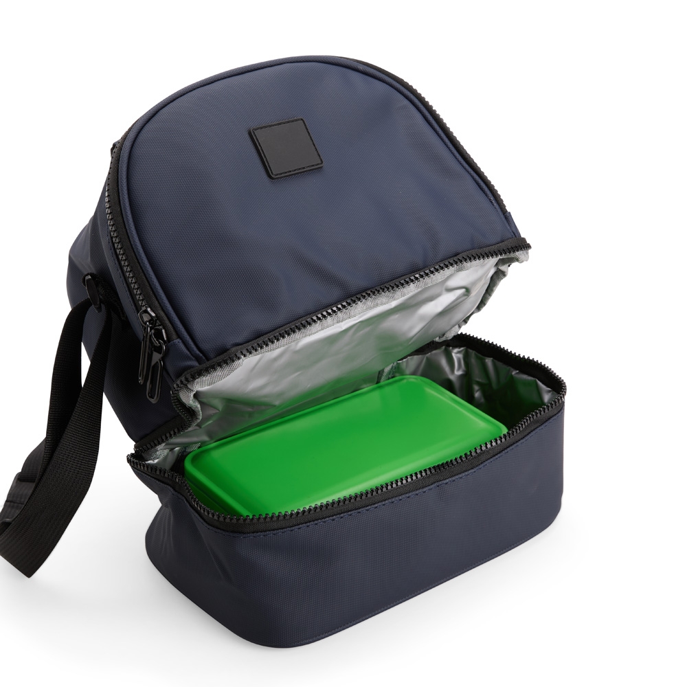 BOLSA TÉRMICA DUPLA 7 LITROS personalizada — Bolsas Térmicas Personalizadas — aplicação em uso