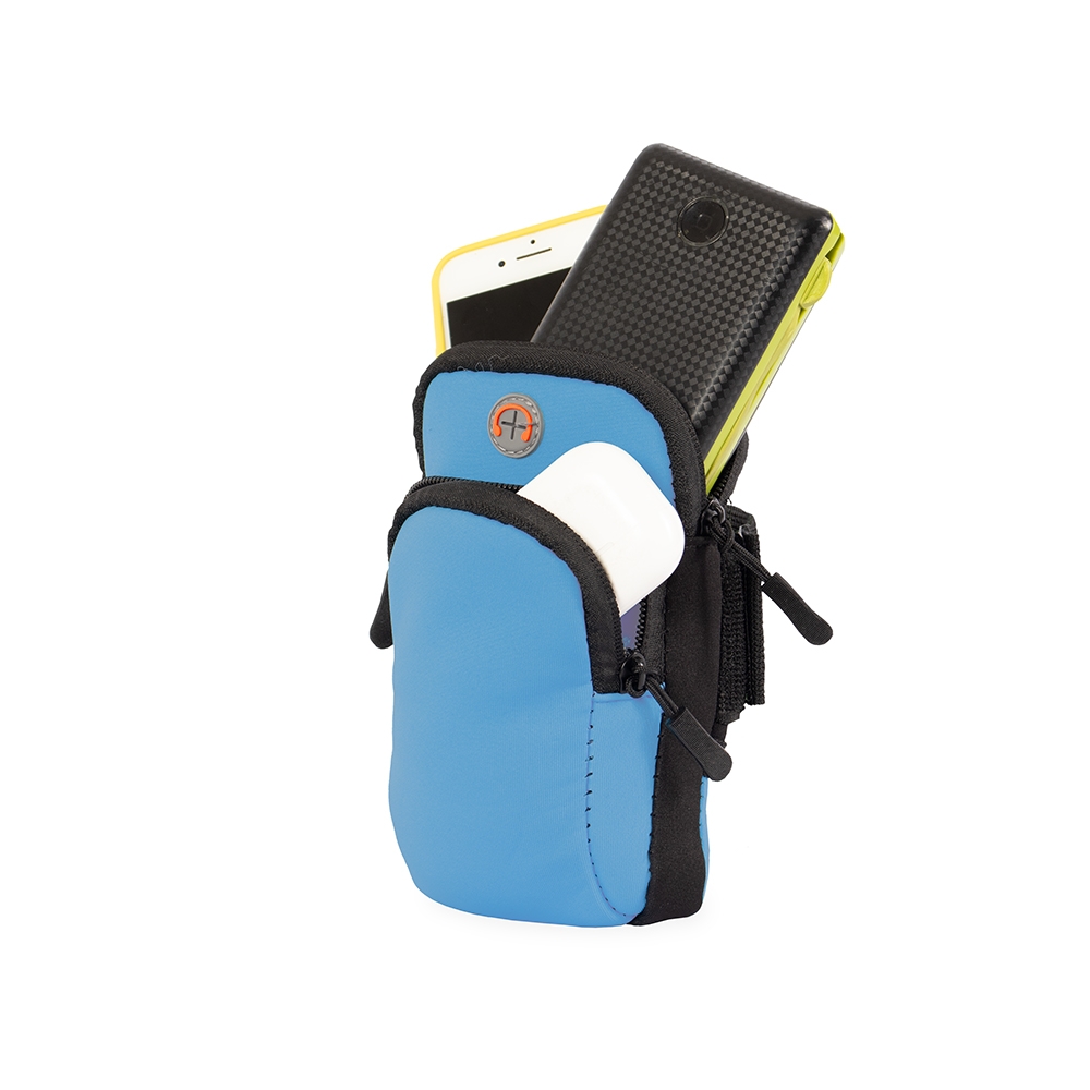 BRAÇADEIRA ESPORTIVA NEOPRENE personalizada — Braçadeira — detalhe de costura e acabamento