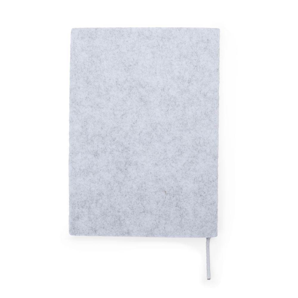 CADERNO A5 FELTRO personalizada — Cadernetas, Agendas e Blocos de Notas — detalhe de personalização