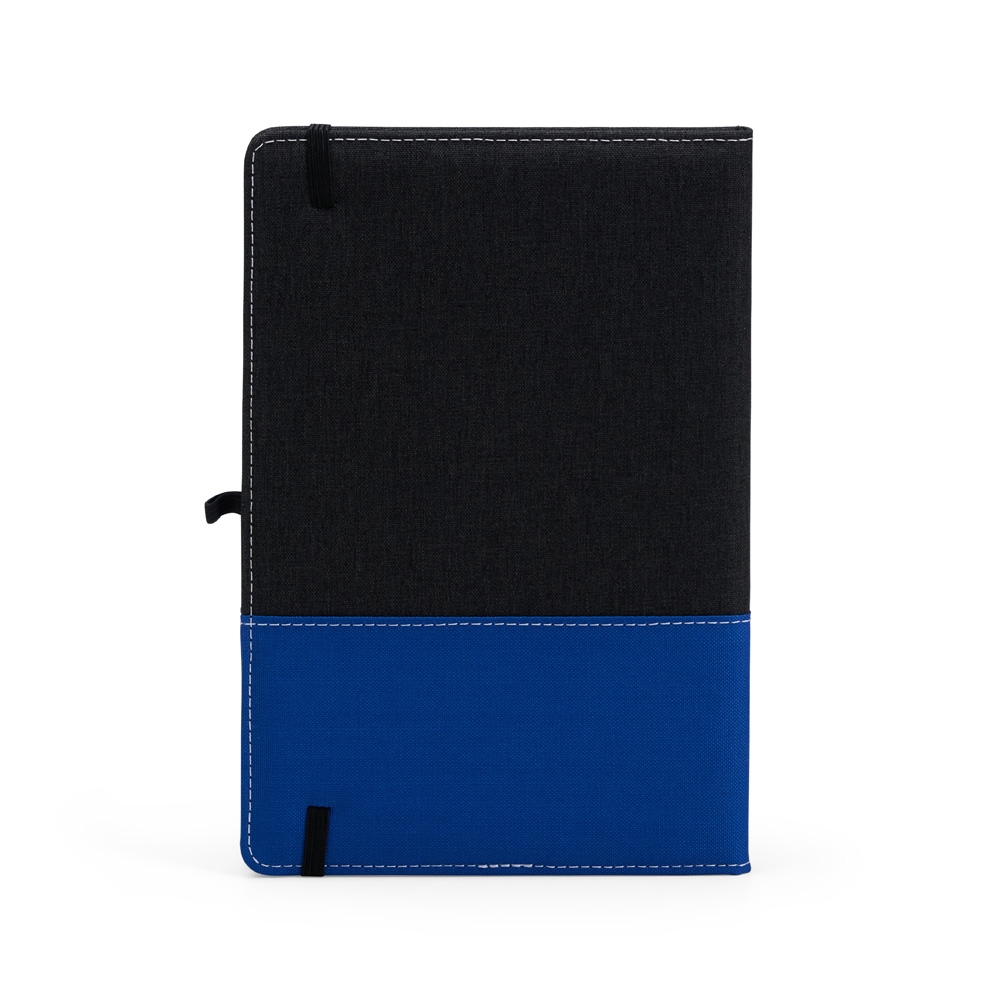 CADERNO A5 POLIÉSTER personalizada — Cadernetas, Agendas e Blocos de Notas — interior e compartimentos