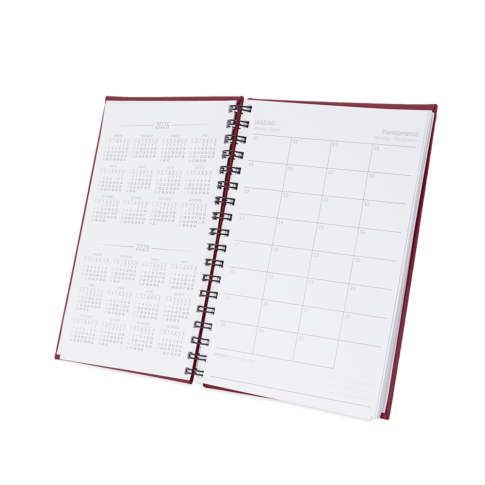 CADERNO CAPA EMBORRACHADA personalizada — Cadernos — interior e compartimentos