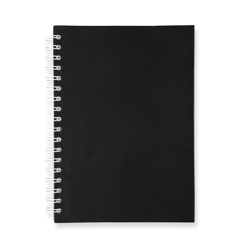 CADERNO CAPA FOSCA COM PAUTA personalizada — Cadernos — vista frontal
