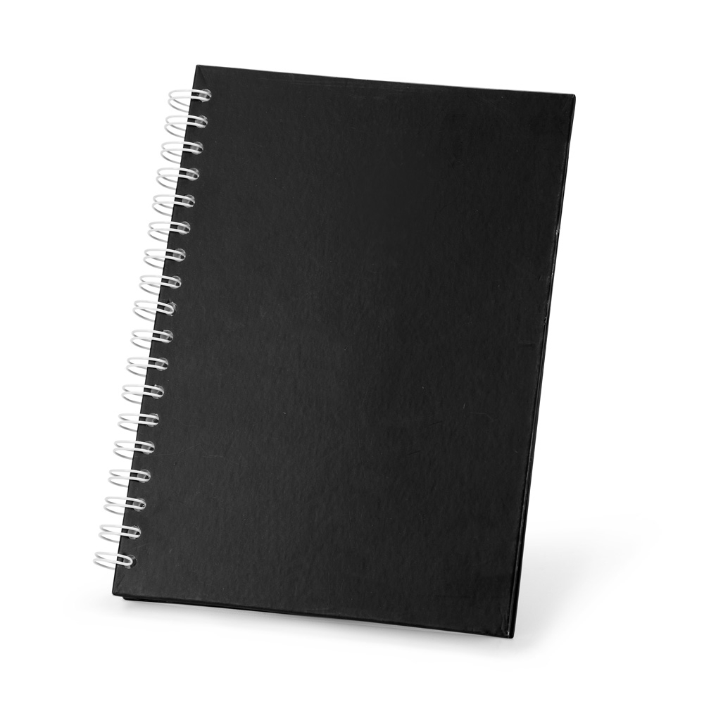 CADERNO CAPA FOSCA COM PAUTA personalizada — Cadernos — vista lateral