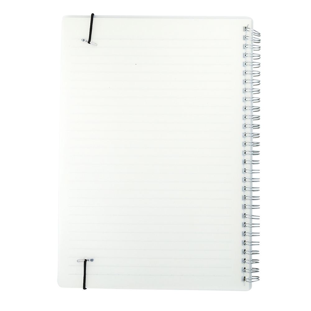 CADERNO COM CAPA PLÁSTICA personalizada — Cadernetas, Agendas e Blocos de Notas — interior e compartimentos