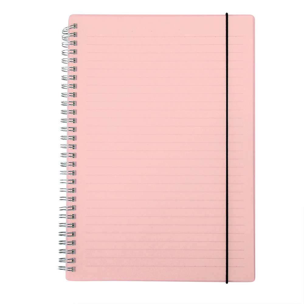 CADERNO COM CAPA PLÁSTICA personalizada — Cadernetas, Agendas e Blocos de Notas — vista posterior