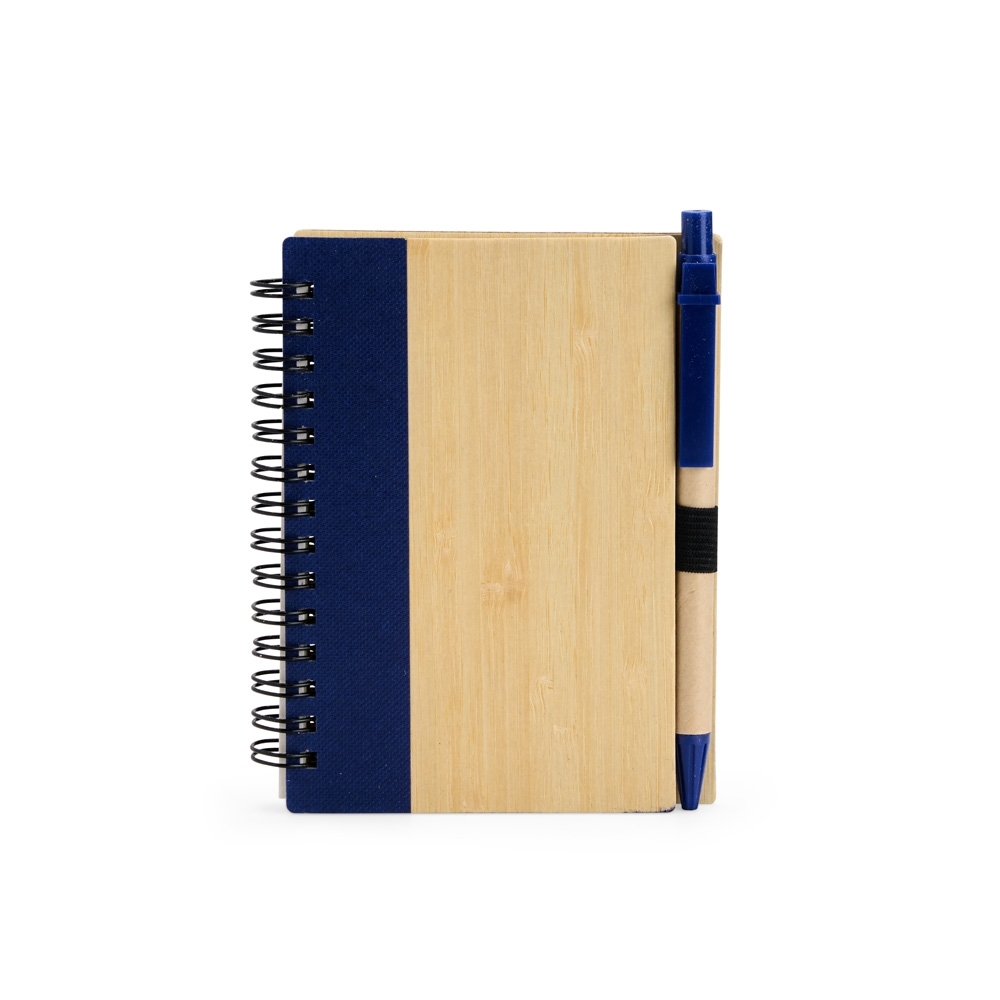CADERNO ECOLÓGICO COM CANETA personalizada — Cadernos — vista frontal