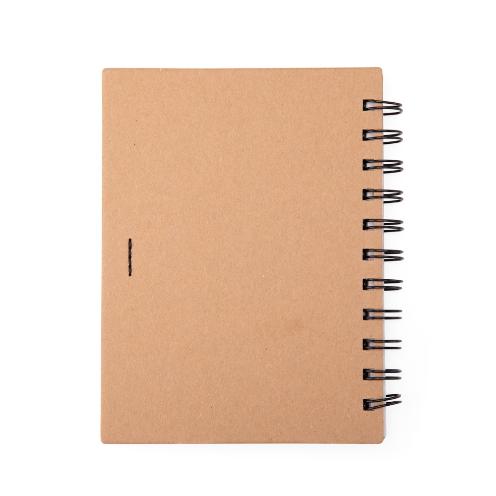CADERNO ECOLÓGICO COM CANETA personalizada — Cadernos — vista posterior