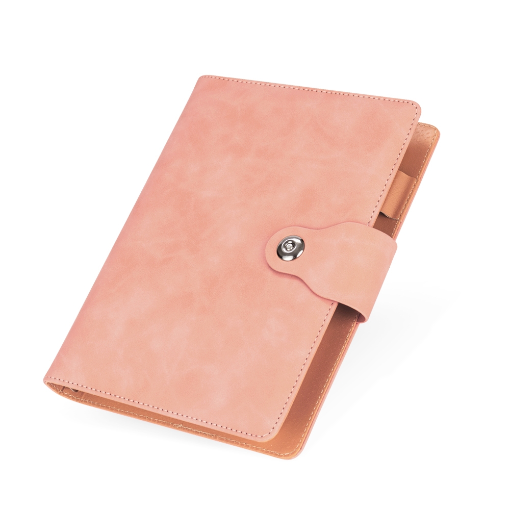 CADERNO FICHÁRIO PU personalizada — Cadernos — detalhe de personalização