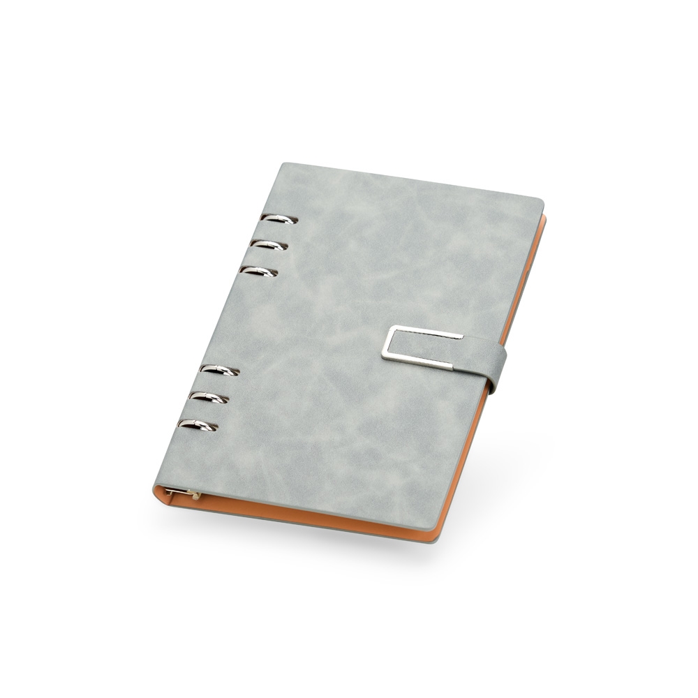 CADERNO FICHÁRIO PU personalizada — Cadernetas, Agendas e Blocos de Notas — vista lateral