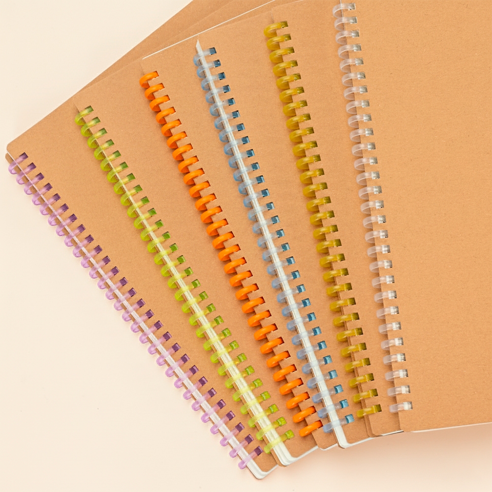 CADERNO KRAFT personalizada — Cadernos — vista lateral