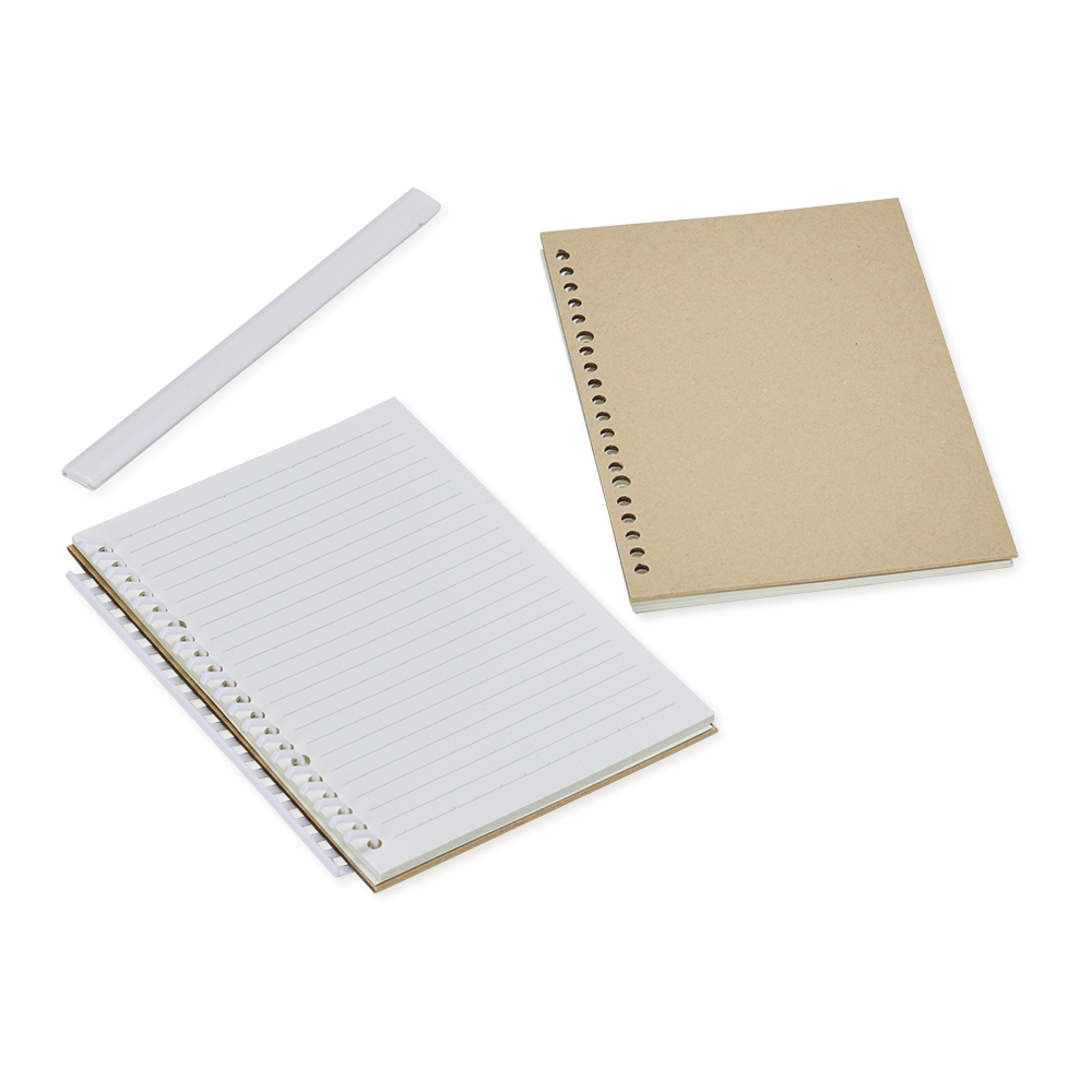 CADERNO WIIRE-O COM CAPA DURA personalizada — Cadernetas, Agendas e Blocos de Notas — vista lateral