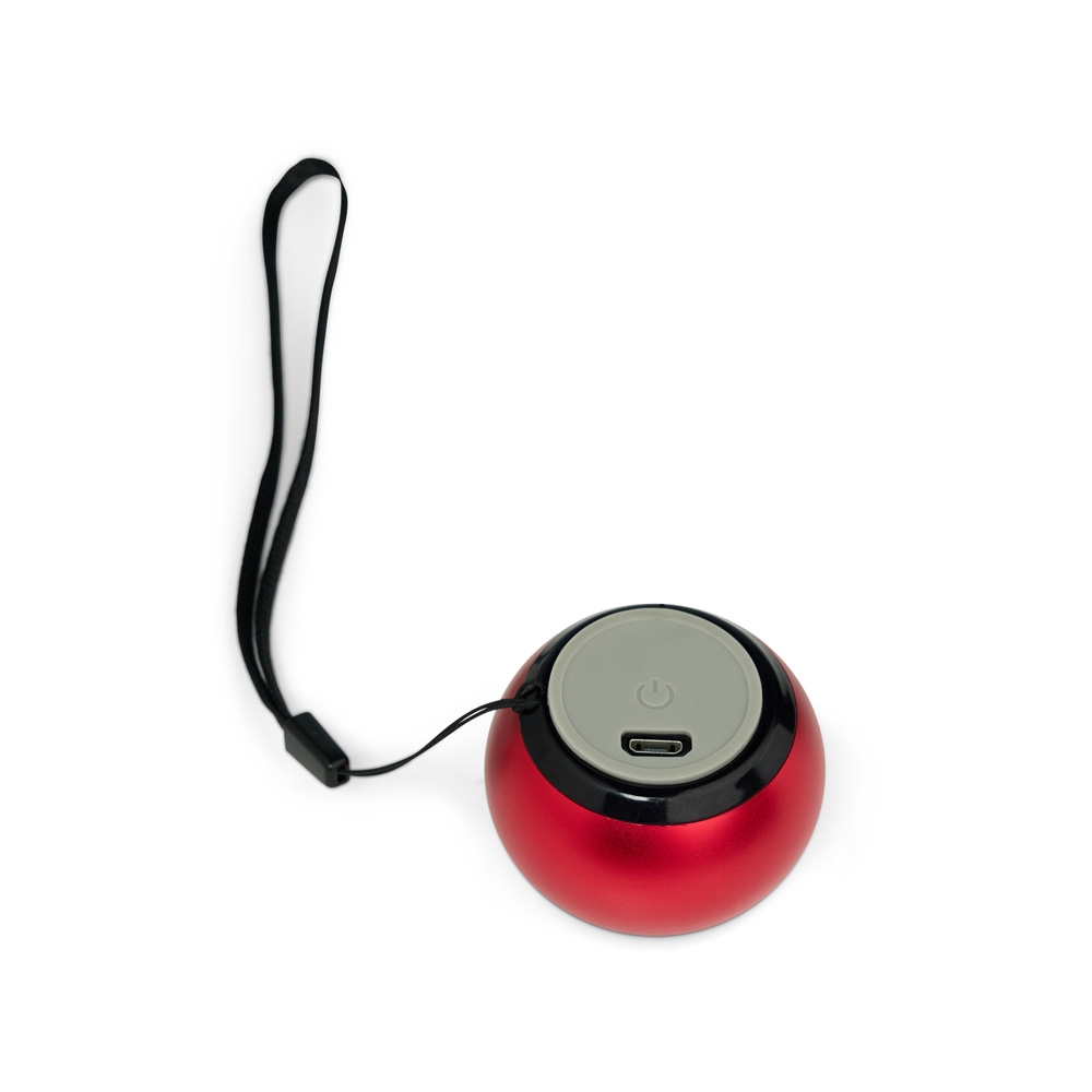 CAIXA DE SOM BLUETOOTH TWS personalizada — Tech — vista lateral