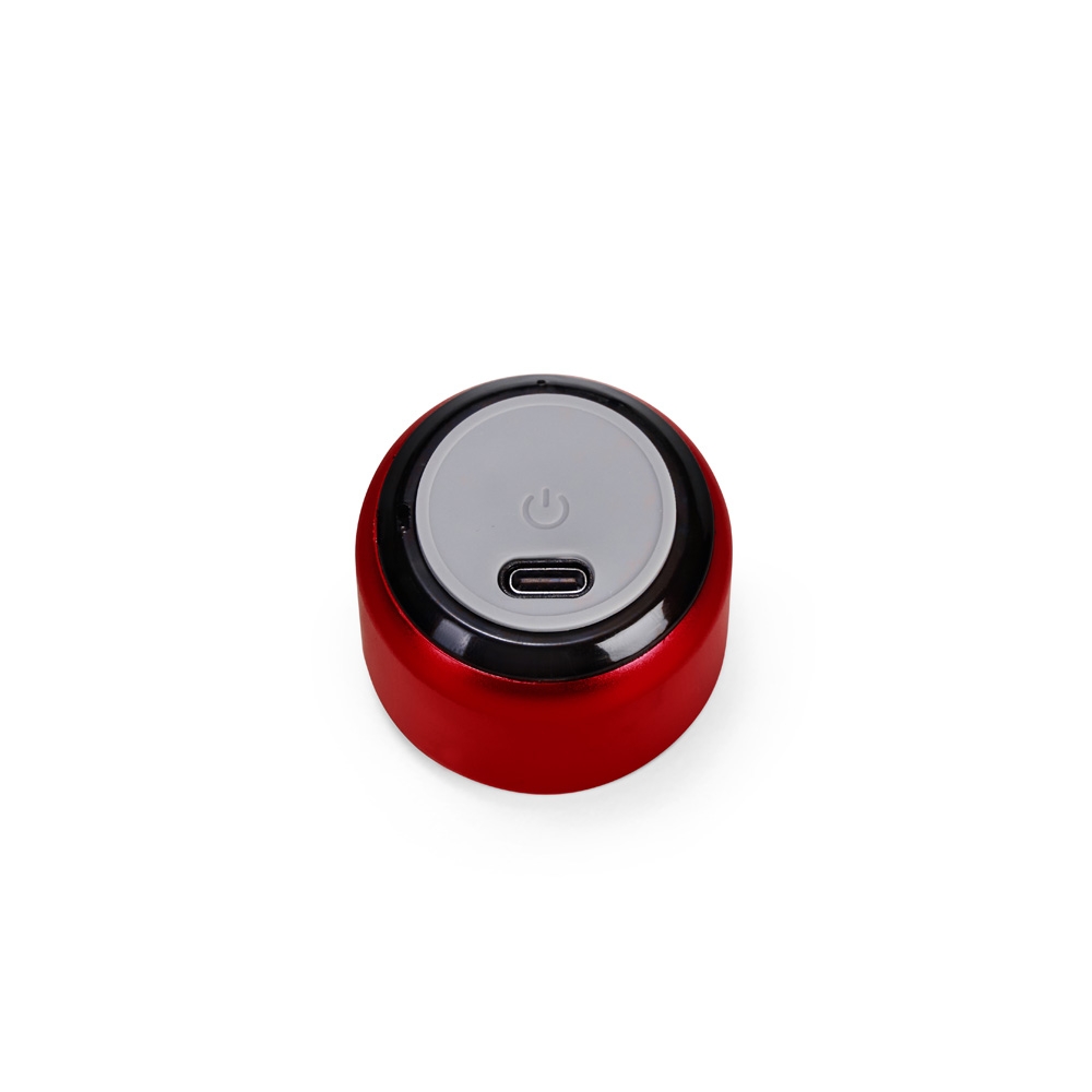 CAIXA DE SOM BLUETOOTH TWS personalizada — Tech — detalhe de personalização