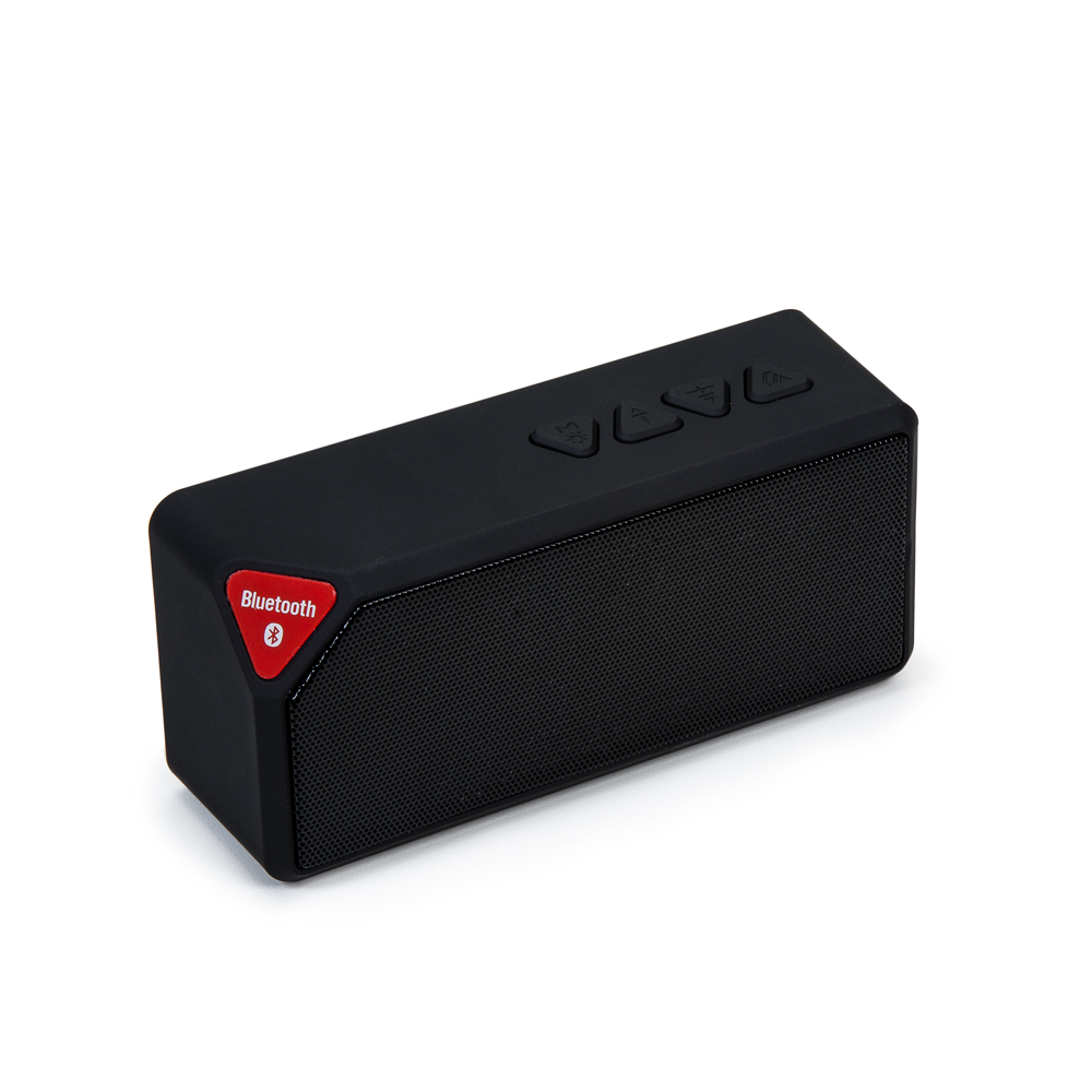 CAIXA DE SOM MULTIMÍDIA personalizada — Tech — vista lateral