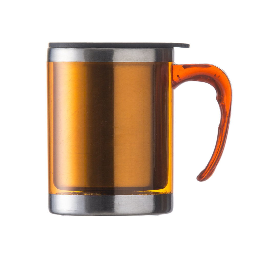 CANECA ACRÍLICA 400 ML COM TAMPA personalizada — Canecas — detalhe de personalização
