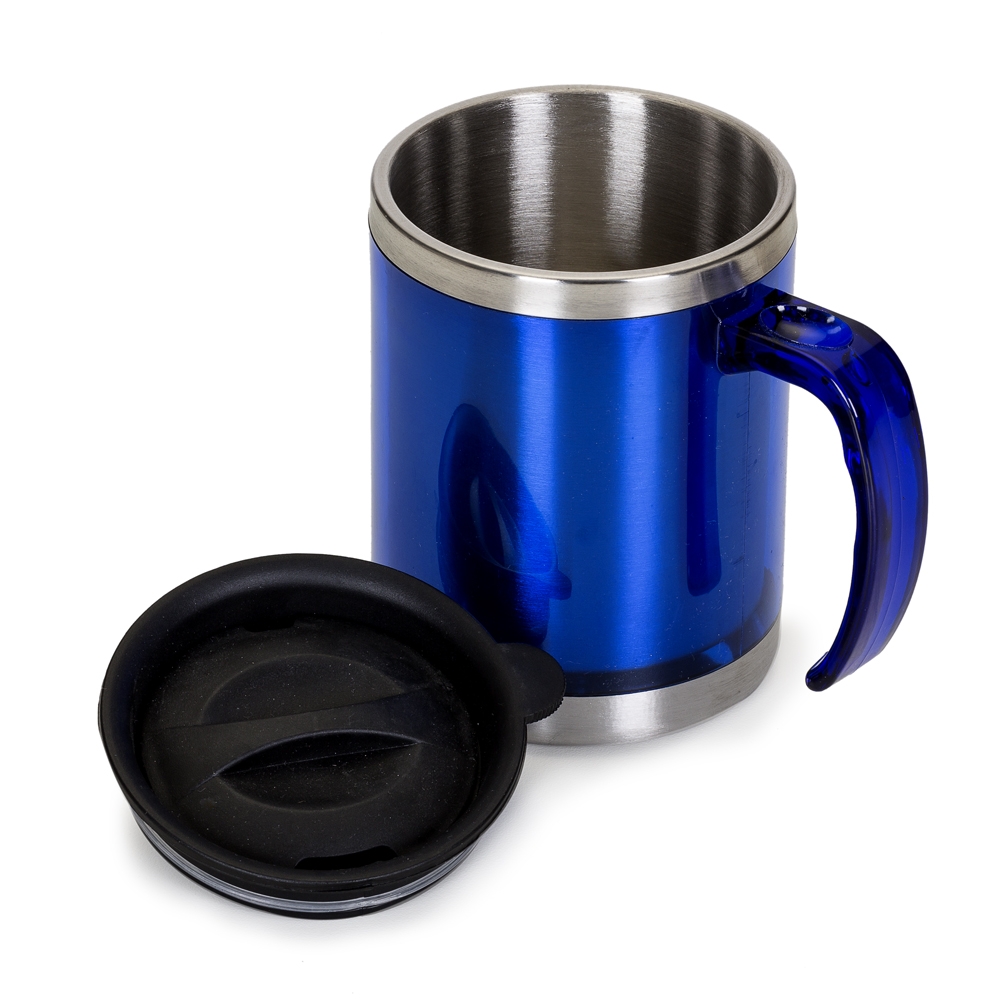 CANECA ACRÍLICA 400 ML COM TAMPA personalizada — Canecas — aplicação em uso