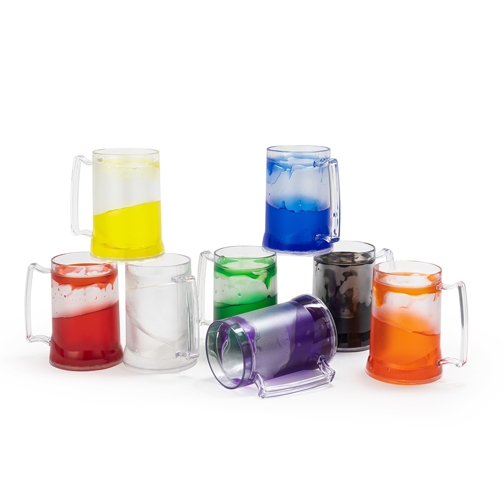CANECA ACRÍLICA C/ GEL 400ML personalizada — Canecas — vista lateral