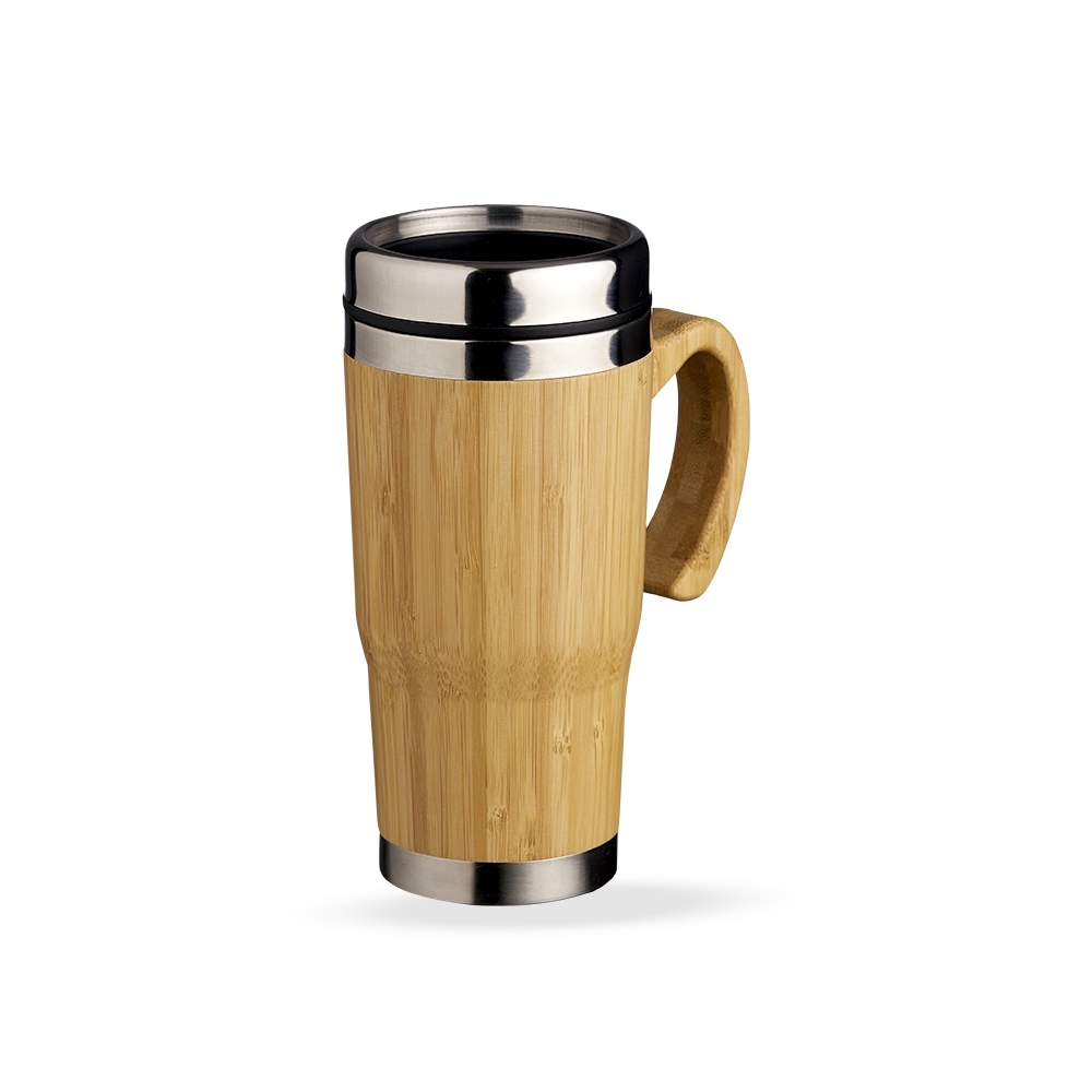 CANECA BAMBU 450ML personalizada — Canecas — vista frontal
