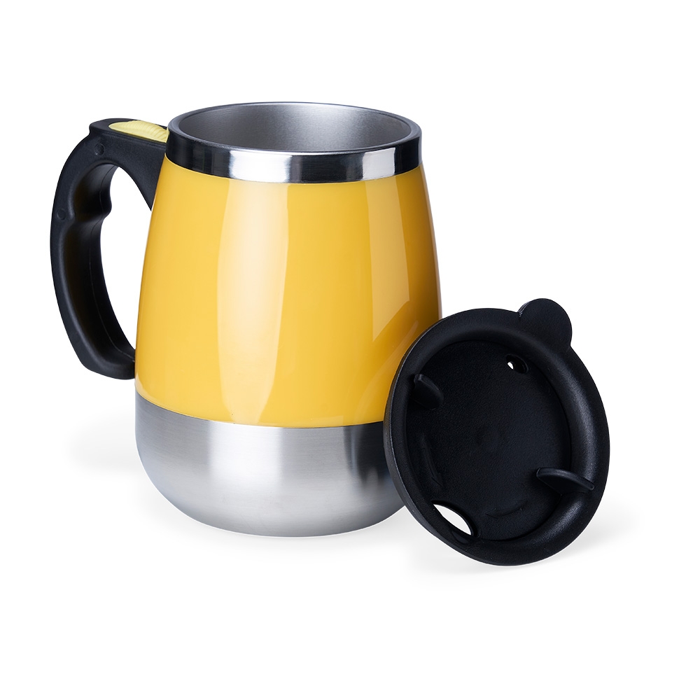 CANECA COM MISTURADOR 350ML personalizada — Canecas — detalhe de personalização