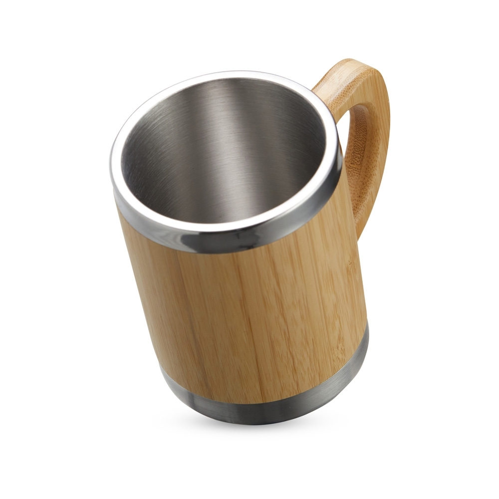 CANECA DE BAMBU 300ML personalizada — Garrafa — interior e compartimentos
