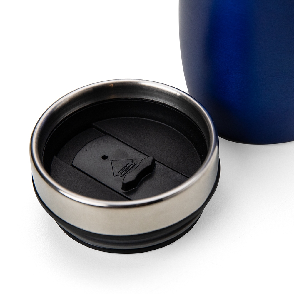 CANECA INOX PAREDE DUPLA 250ML personalizada — Garrafa — detalhe de personalização